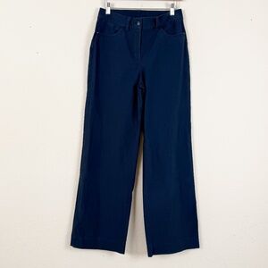 Lululemon City Sleek Utilitech Blue Wide Leg Pants Size 27